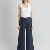 Pleated Linen Pant