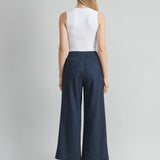 Pleated Linen Pant