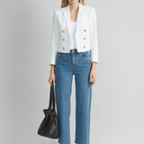 Cropped Linen Jacket