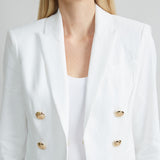 Cropped Linen Jacket