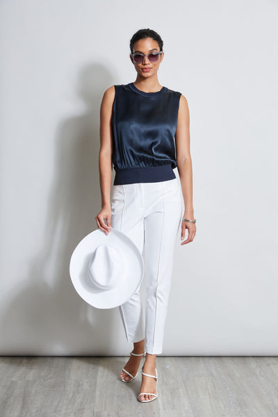 Silk Satin Rib Shirt Image 2