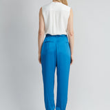 Satin Belted Cargo Pant