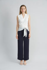 Silk Side Tie Shirt