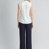 Silk Side Tie Shirt
