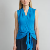 Silk Side Tie Shirt