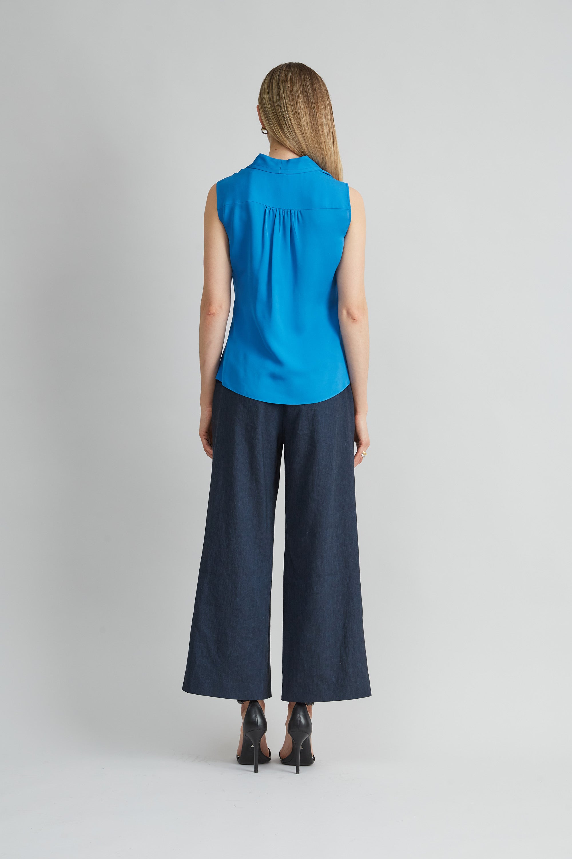 Silk Side Tie Shirt