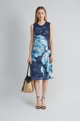 Midnight Shadow Mesh Dress