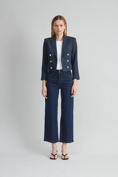 Puff Sleeve Rib Knit Image 4