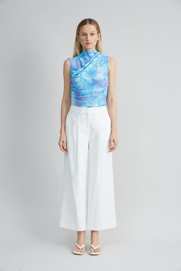 Watercolor Garden Mesh Knit