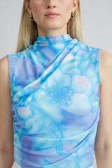 Watercolor Garden Mesh Knit