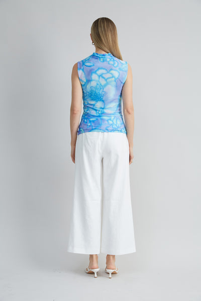 Watercolor Garden Mesh Knit Image 4