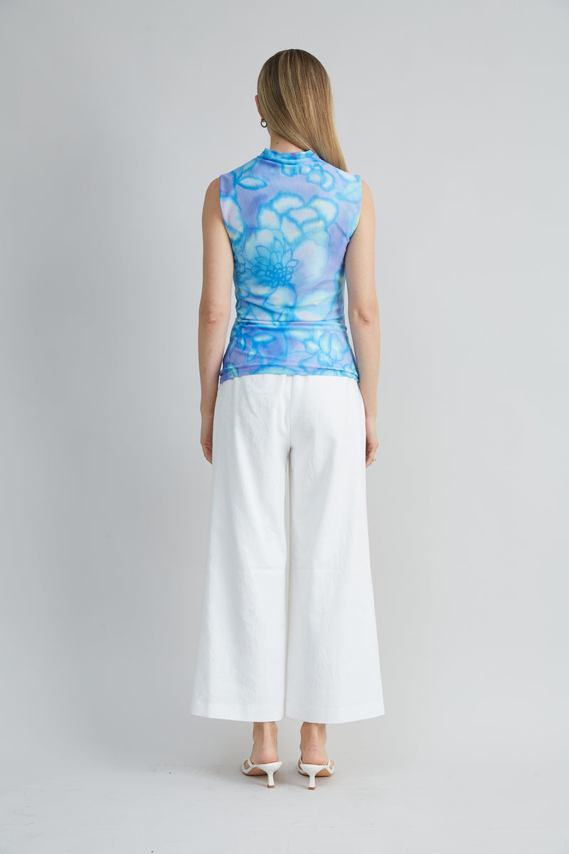 Watercolor Garden Mesh Knit