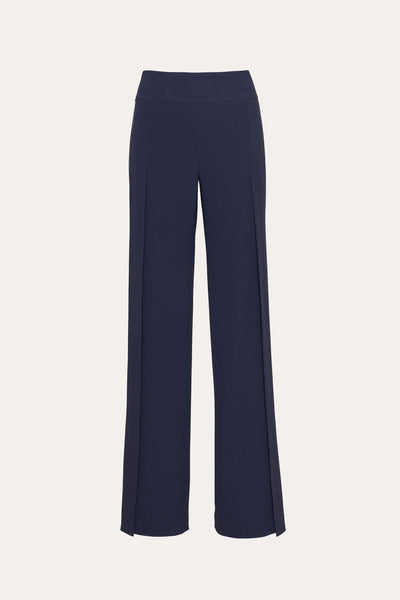 Crepe Overlay Slit Pant Image 1