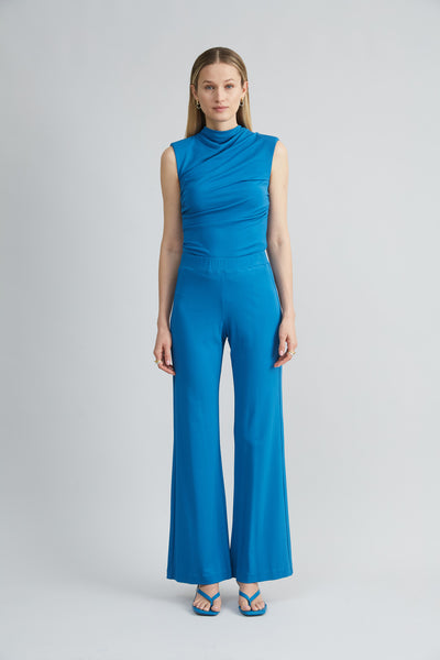 Matte Jersey Wide Leg Pant Image 2