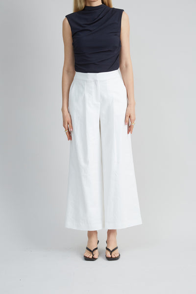 Pleated Linen Pant Image 1