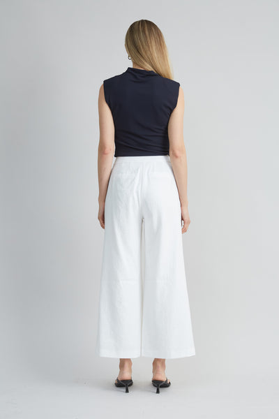Pleated Linen Pant Image 4