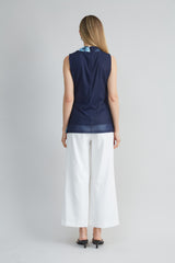 Midnight Shadow Mesh Twist Knit