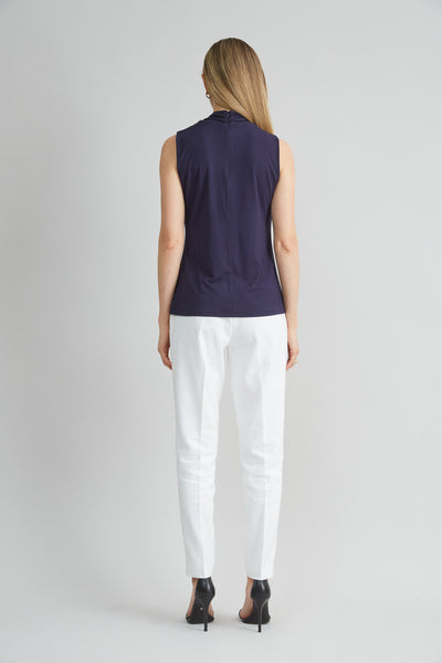 Sleeveless Twist Neck Knit Image 4