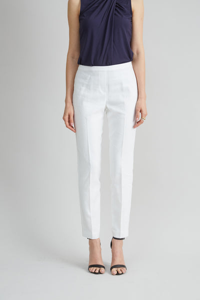 ELIE TAHARI SALE ホワイトストレートロングパンツ Elie Tahari The Inez Buckle Detail Wide Leg Pants | Nordstrom
