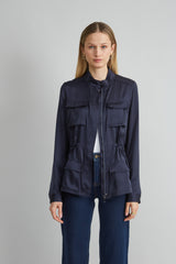 Satin Utility Jacket