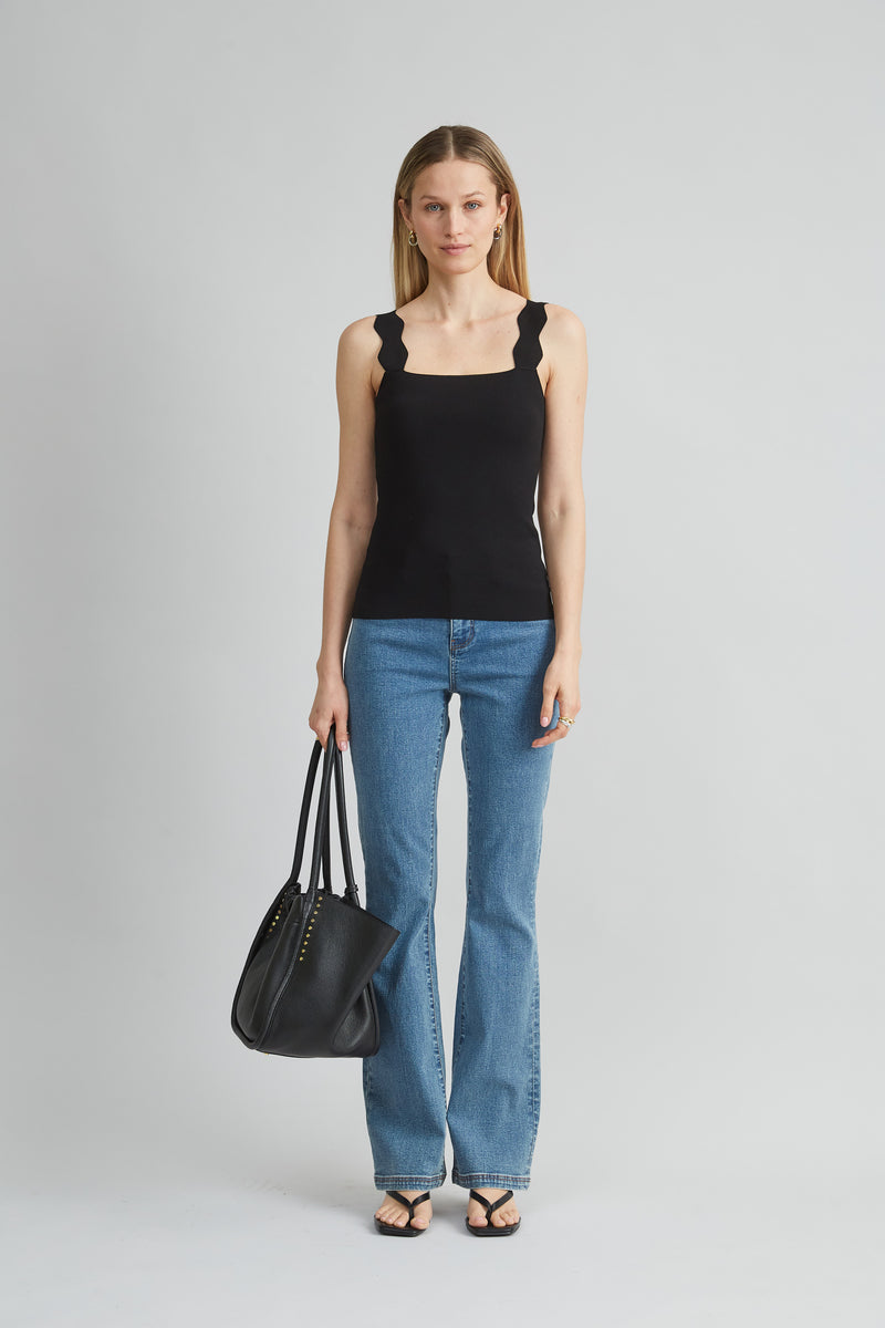 Scallop Sweater Tank