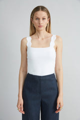 Scallop Sweater Tank