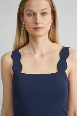 Scallop Sweater Tank