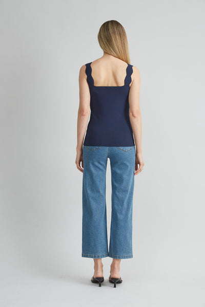 Scallop Sweater Tank Image 4