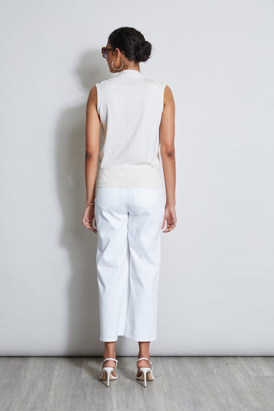 Faux Wrap Sweater Image 4