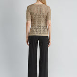 Metallic Crochet Sweater