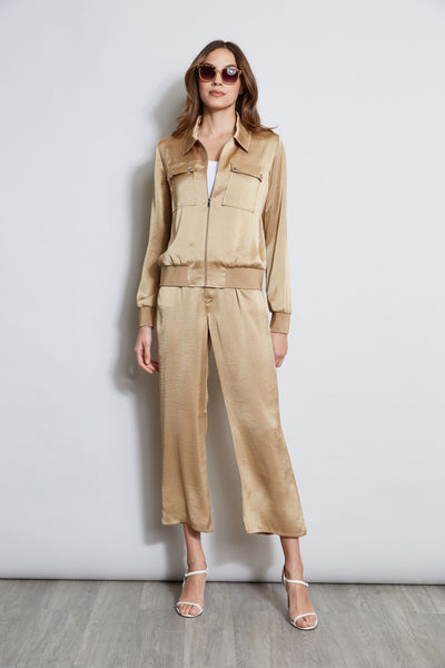 Satin Utility Pocket Jacket Image 3