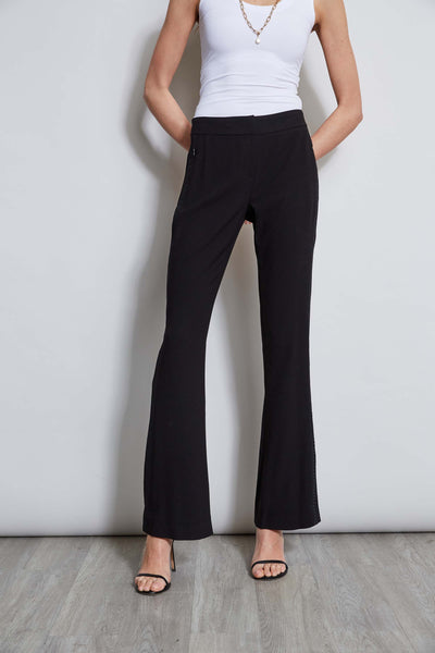 Lace Trim Fit & Flare Pant Image 1
