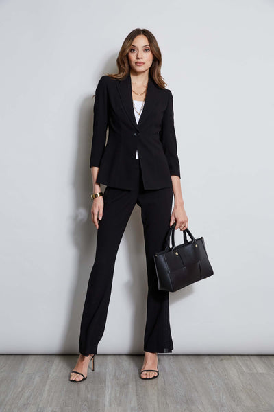 Lace Trim Fit & Flare Pant Image 3