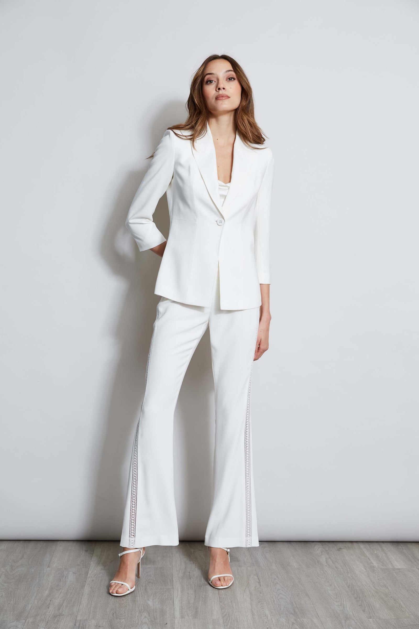 Elie tahari white blazer sales