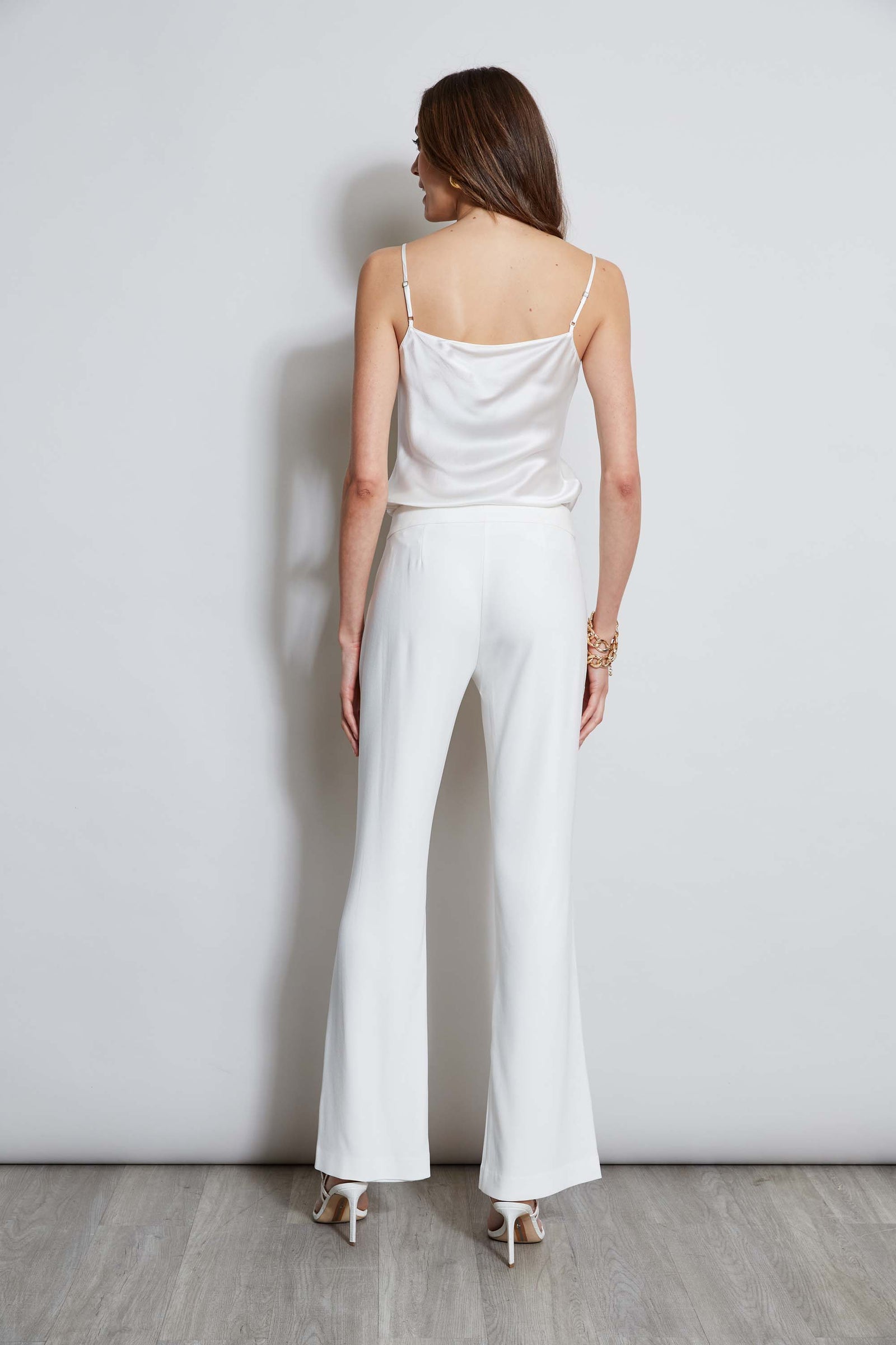 ELIE TAHARI SALE ホワイトストレートロングパンツ Skinny Long Pant – Elie Tahari