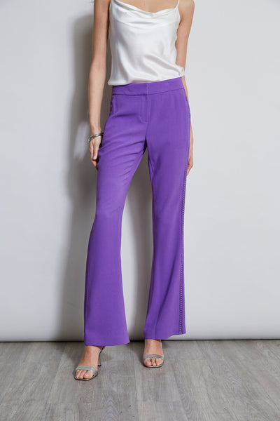 Lace Trim Fit & Flare Pant Image 1