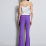 Lace Trim Fit & Flare Pant