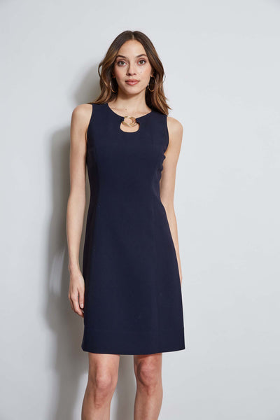Sleeveless Keyhole Ring Dress Image 2