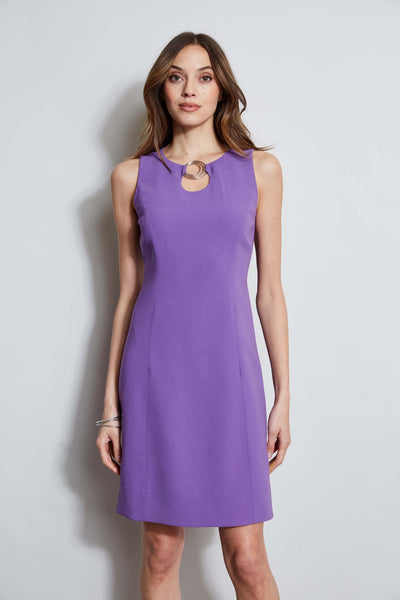Sleeveless Keyhole Ring Dress Image 3