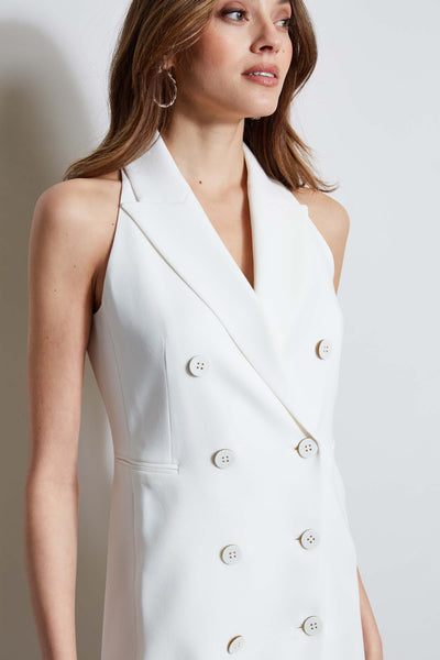 Sleeveless Double Breasted Blazer Dress Image 4
