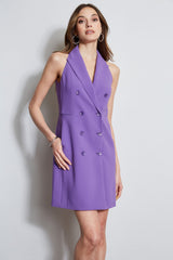 Sleeveless Double Breasted Blazer Dress