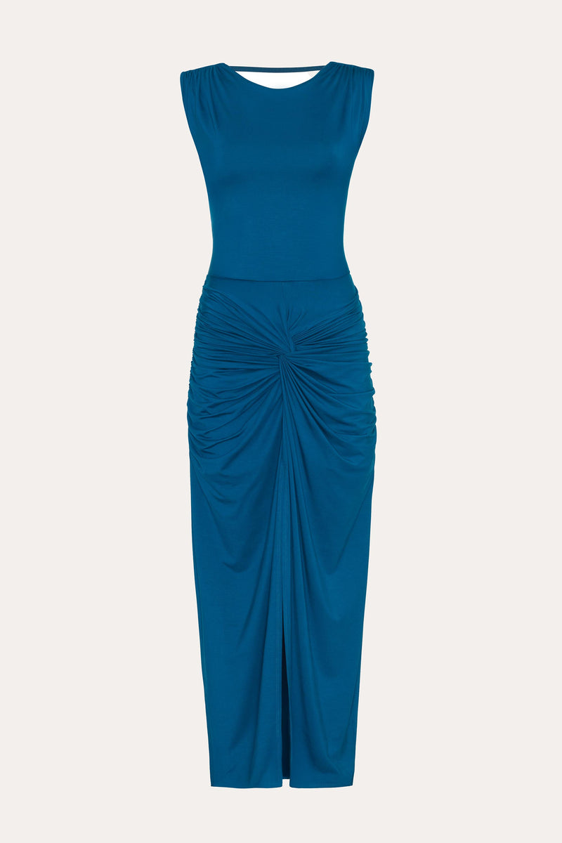 burgundy womens dress pants Green Bodycon Dress Mesh Balloon Sleeve Ruched Midi