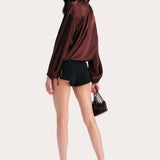 Messa Silk Charmeuse Blouse