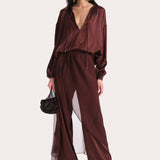 Messa Silk Charmeuse Blouse