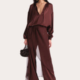 Messa Silk Charmeuse Blouse