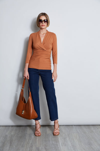 Mock Wrap Knit Image 3