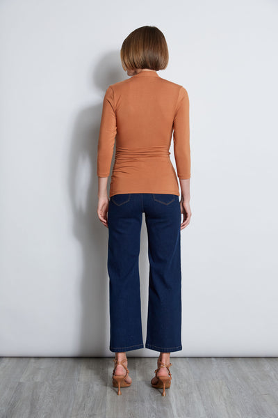 Mock Wrap Knit Image 5