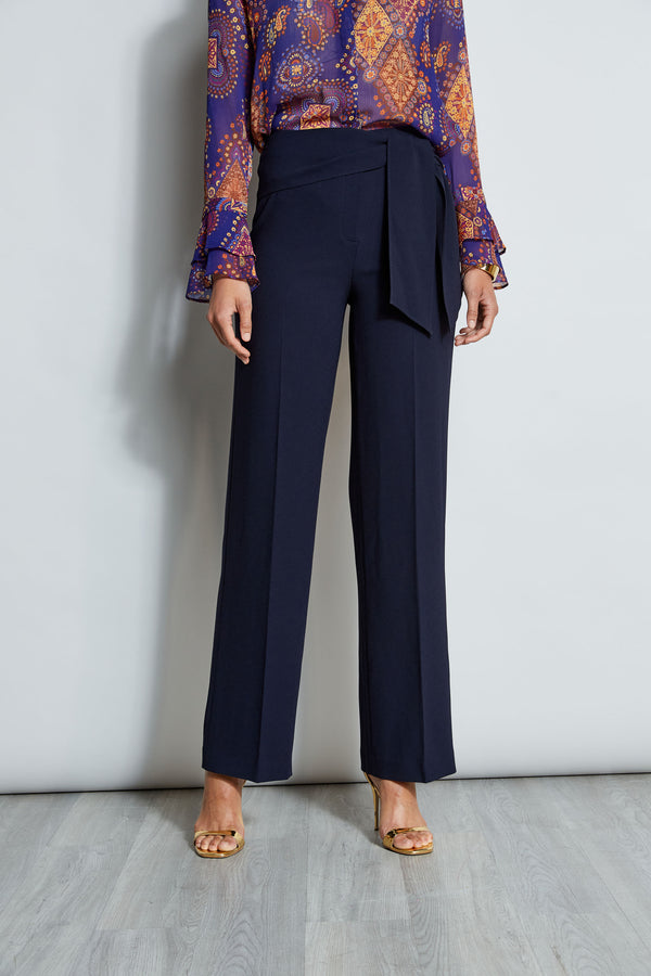 Wide Leg Sash Pant