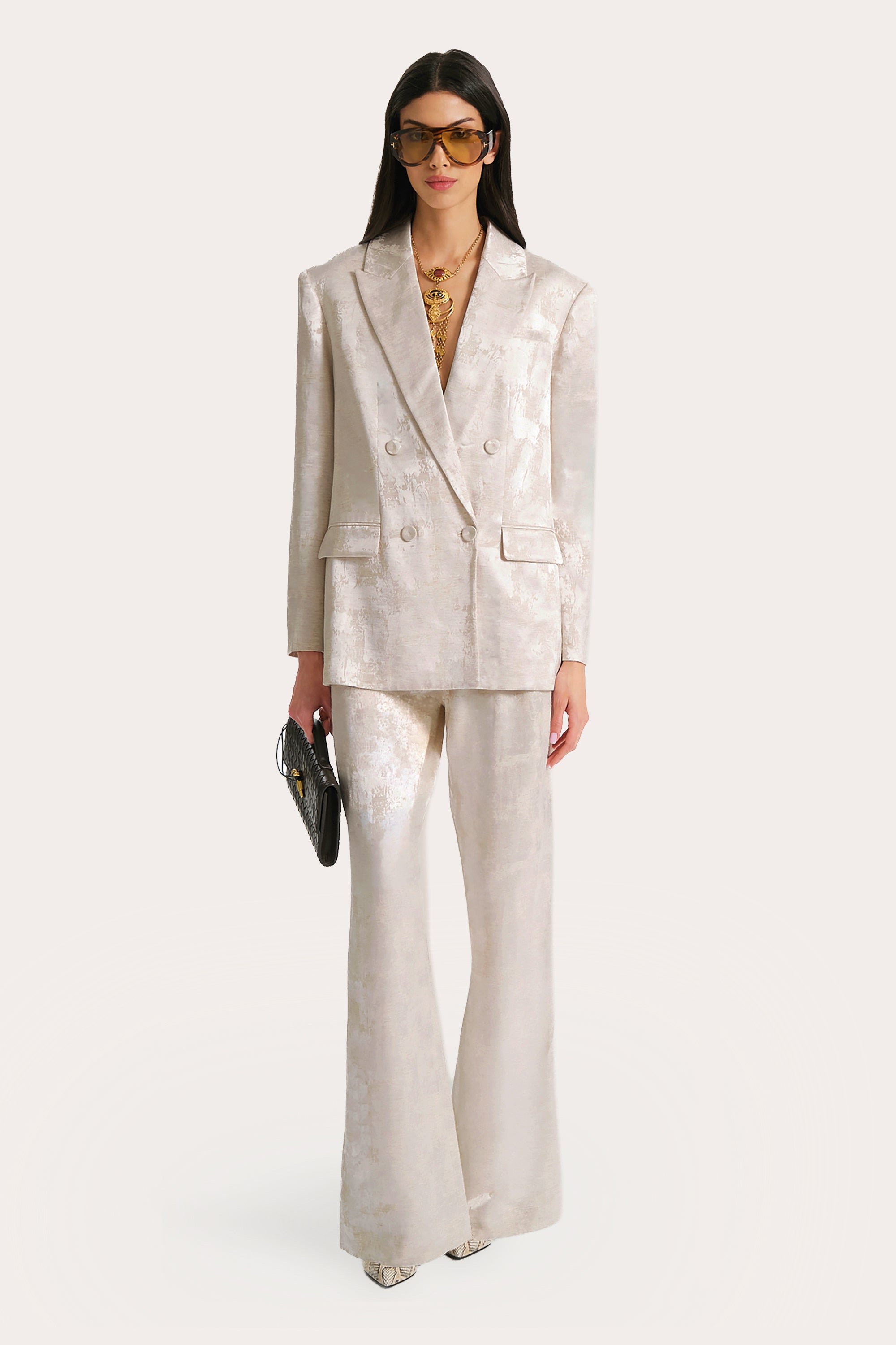 Terra Linen Jacquard Blazer