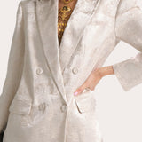 Terra Linen Jacquard Blazer